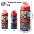 thumbnail image 2 of The Aristocats Kids Water Bottle with Silicone Straw And Spill-Proof Lid, Stainless Steel Double-Wall Vacuum Insulated Water Bottles for Boys Girls, 2 of 8