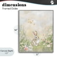 thumbnail image 4 of Stupell Industries Cottage Nursery Bunny in Meadow Gray Framed Giclee Art, 11 x 14, by Arlington Prints, 4 of 8