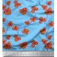 thumbnail image 1 of Soimoi Silk Fabric Flower Artistic Fabric Prints By Yard 42 Inch Wide, 1 of 1