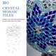 thumbnail image 5 of WORGEOUS 300 Uds. Azulejos de mosaico, azulejos cuadrados de cristal con parte trasera plana para proyectos artesanales, suministros de bricolaje, 5 of 8