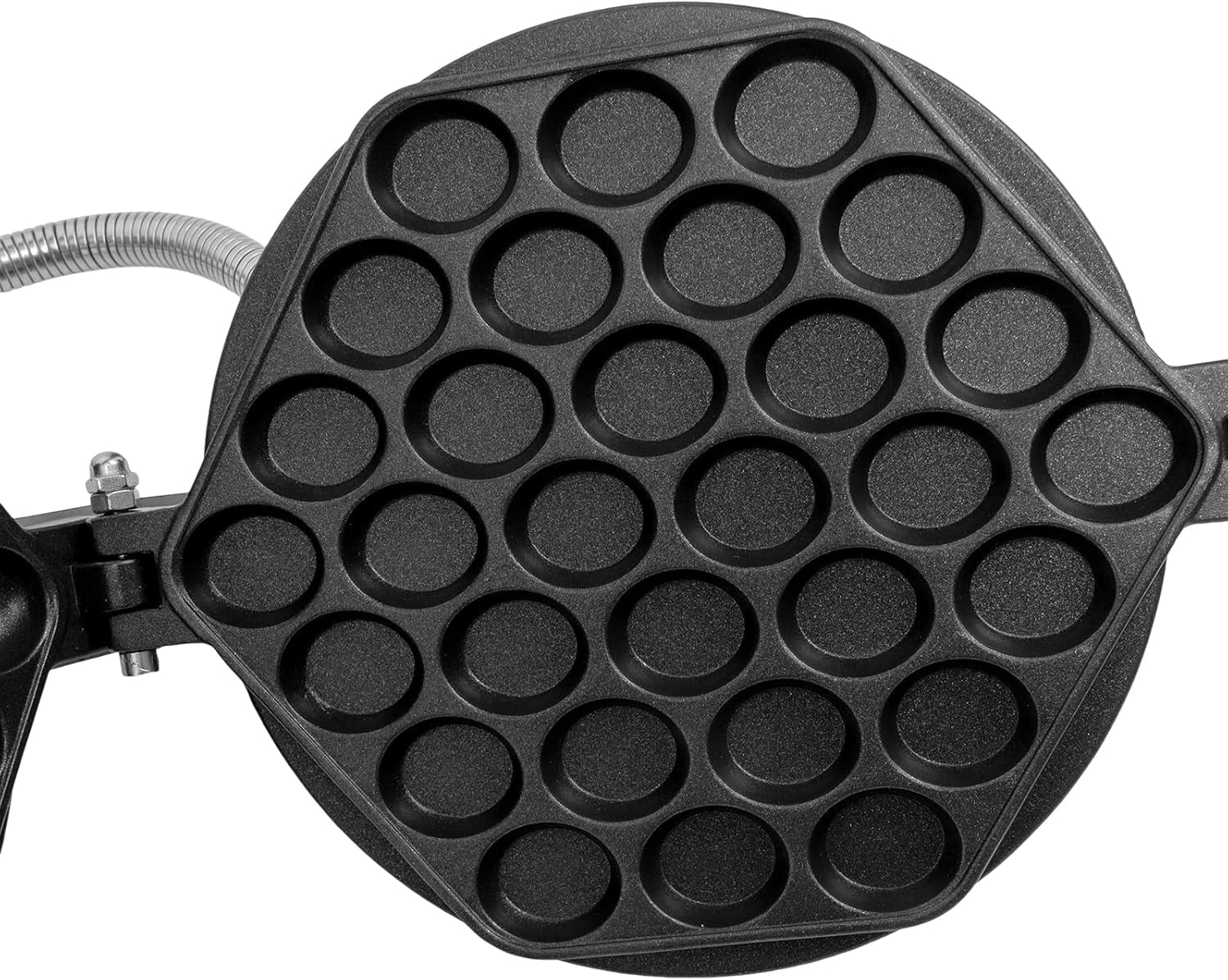 Commercial Bubble Waffle Maker, 2830W Double-head Egg Bubble Puff Maker with Wooden Handles, Stainless Steel Baker with Non-Stick Coating, Electric Non stick Hong Kong Egg Waffler Griddle