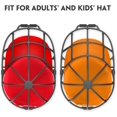thumbnail image 2 of Jaula para lavar gorras de béisbol de ajuste universal, materiales plásticos de alta calidad que ahorran energía, limpiador y organizador de gorras de béisbol para adultos y niños (negro, 1 paquete), 2 of 6