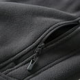 thumbnail image 4 of Women's Winter Warm Jacket Full Zip Sherpa Lined Hoodie Sweatshirt Coat Grey L, 4 of 5