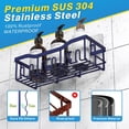 thumbnail image 5 of Shower Caddy 5 Pack,Adhesive Shower Organizer for Bathroom Storage&Home Decor&Kitchen,No Drilling,Large Capacity,Rustproof Stainless Steel Bathroom Organizer,Shower Shelves for Inside Shower, 5 of 5