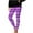 Pink, variant on Oksale Christmas Print Leggings for Women Plus Size Hight Waisted Xmas Tights Tummy Control Slim Fit Yoga Pants for Winter 2026 Purple S