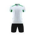 thumbnail image 2 of ZACPNCV Soccer Jerseys for Kids Boys Girls Youth for Sport Football Training Uniform Soccer Fans Shirt Gift Kit Set White 14-16 Years, 2 of 5