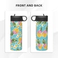 thumbnail image 3 of Pofeuu Cute Pineapples Print 18oz Sports Insulated Kettle, Sports Bottle Water Bottles For Men Women For Gym Hiking Camping Running Mountain Bike Outdoor Sports, 3 of 8