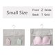thumbnail image 1 of Double Sides Underwear Bra Storage Bag Foldable Home Organizer Wardrobe Clear Hanging Bag Tie Scarf Socks Storage Organizer, 1 of 4