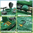 thumbnail image 5 of JoyStone Double Track Tank Toy Playset, Army Green Toy Tank with Lift Function, 6PCS Alloy Die-Cast Toy Vehicles, Lights & Music, Gift for Boys & Girls Ages 3-8, 5 of 15