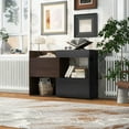 thumbnail image 3 of Euroco Multifuctional Storage Cabinet, Buffet Sideboard Cabinet with Drawer, Corner Cabinet for 44''H Window decor, Livingroom, Hallway, Entryway, Kitchen & Office, 3 of 9