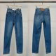 thumbnail image 4 of 2024 principios de primavera nuevo king pantalones vaqueros de pierna recta elásticos y de felpa con nueve cuartos de longitud, cintura alta para mujer y efecto adelgazante, 4 of 5