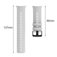 thumbnail image 4 of JShteea Correa Silicona Ajustable para Reloj Polar Vantage V2 (blanco), 4 of 8