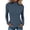 Blue, variant on ManxiVoo Women's Ribbed Turtleneck Top Slim Fit Thermal Long Sleeve Shirt for Winter Layering and Under Sweater L Size Black