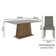 thumbnail image 3 of Juego de Comedor Mesa con Tablero de Madera 4 Sillas Marrón Gris Plata MADESA, 3 of 6