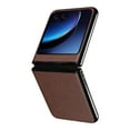 thumbnail image 3 of Allytech Slim Case for Motorola Razr 40 Ultra 6.9" 2023, Shockproof Luxury PU Leather Retro Lightweight Anti-Scratch Anti-Slip Phone Case for Motorola Razr 40 Ultra - Brown, 3 of 11