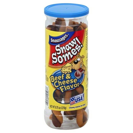 Snausages Snaw Somes! Beef & Cheese Flavor, 9.75 OZ