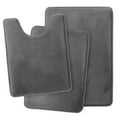 thumbnail image 2 of YouLoveIt Bathroom Rugs Sets 3 Piece Bath Mats, U-Shaped Contour Mat, Anti-slip Mat Set Bathroom Mats and Rugs Sets, for Bathroom Floor, 2 of 7