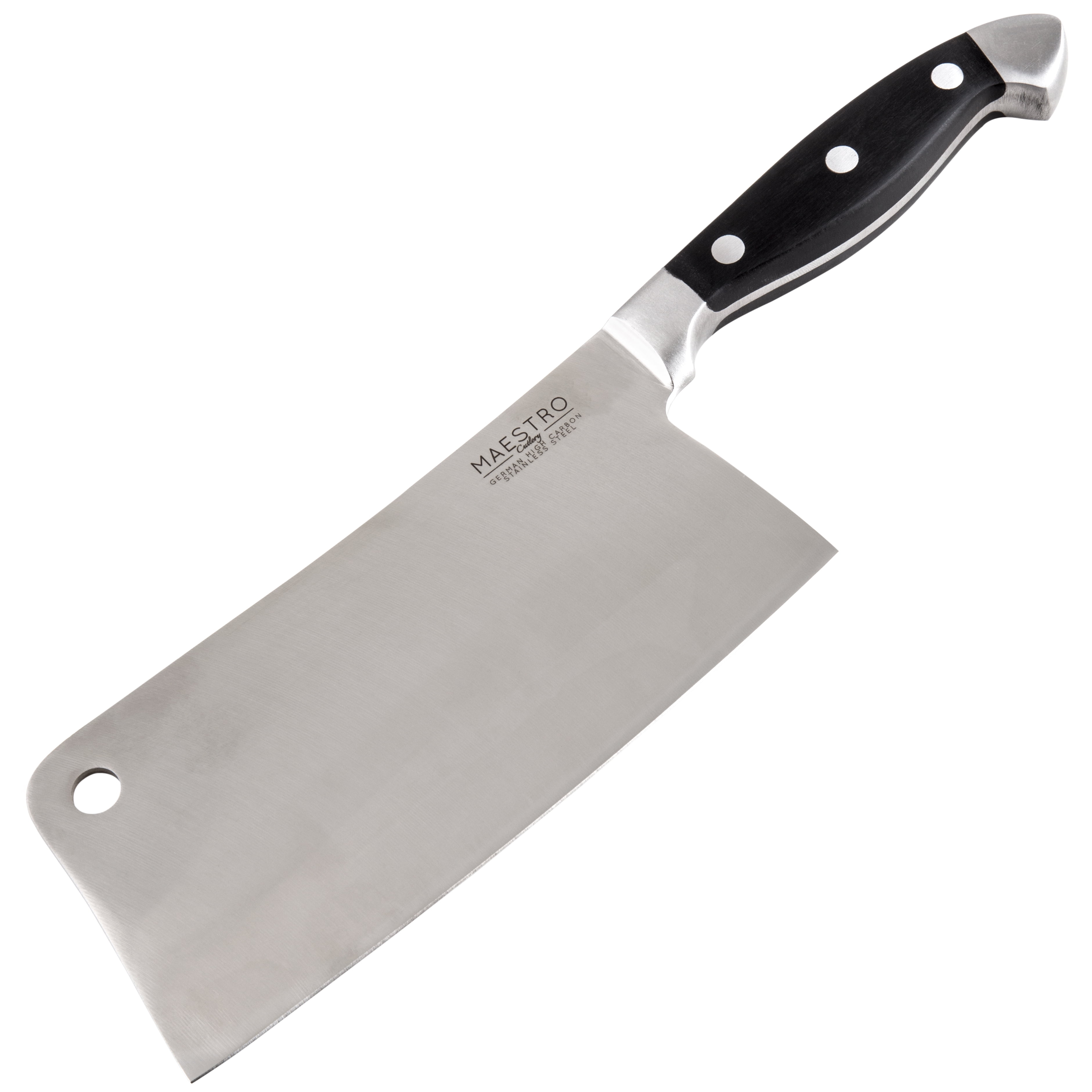 Maestro Cutlery Volken Series German High Carbon Stainless Steel Professional Cleaver... by Maestro