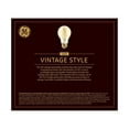 thumbnail image 3 of GE Vintage Style LED Light Bulbs, Globe Style Bulbs, Amber Glass Finish, Warm Candle Light, 60 Watt Equivalent, Medium Base, Dimmable (2 Pack), 3 of 9