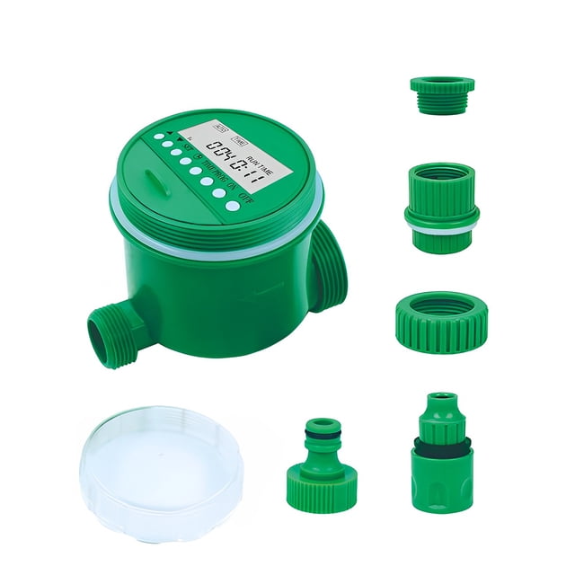 Speravity Temporizador de riego ABS, pantalla grande Digital de liberación rápida, Control de botones, temporizadores de jardinería para Jardín y Patio