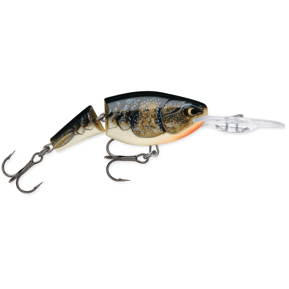 (2 pack) Rapala Jointed Shad Rap 04 Silver Shad Fishing Lure - 1.5 inch, 3/16 oz