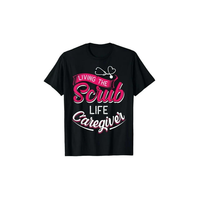 Camiseta de cuidador para mujer: Vivir la vida de exfoliante