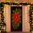 thumbnail image 6 of Hometravel Christmas Door Curtain Decor, Holiday Scene Background Door Cover, Festive Entryway Decorations for Home, Party Settings, 6 of 6