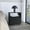 Black, variant on Nightstand with Drawer, Shelf and Rolling Casters / Good for Bedroom Storage Solutions