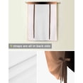 thumbnail image 5 of Coral Pink Black Ombre Tie Up Curtains for Kitchen Bathroom Bedroom Windows 54 Inch Length, Modern Abstract Gradient Color Art Balloon Drape Curtains Shade Rod Pocket Drapery Curtain Panel, 42"x63", 5 of 7