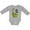 AC-Heather Grey, variant on Inktastic I Love my Dad with Baby and Daddy Brontosauruses Boys or Girls Long Sleeve Baby Bodysuit
