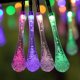 thumbnail image 3 of Luces de Cadena Alimentadas Por Energía Solar, 30LED Gota de Lluvia Luces de Hadas Estrelladas, Impermeable Al 12m colorido Salvador Luces de cadena al aire libre, 3 of 9