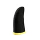 thumbnail image 5 of Injueey 2 uds. De guantes para juegos a prueba de sudor, pantalla táctil, mangas elásticas antideslizantes, cubierta para las yemas de los dedos, Videojuegos y accesorios Amarillo negro, 5 of 6