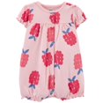 thumbnail image 1 of Carter's Baby Girls' Snap Up Cotton Romper (9 Months, Raspberry Pink), 1 of 2