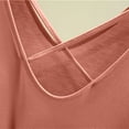 thumbnail image 5 of BLVB Women's Summer Tops V Neck Short Sleeve Backless Basic Shirts Casual Loose Solid Color Blouse Loungewear, 5 of 6