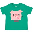 thumbnail image 3 of Inktastic Kawaii I Love Pigs Boys or Girls Toddler T-Shirt, 3 of 5