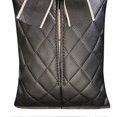 thumbnail image 2 of Car Tissue Bag Hanging Lovely Appearance Waterproof Car Tissue Bag for All Types Of Vehicle Bowknot Black, 2 of 4