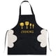 thumbnail image 1 of Delantal de cocina para barbacoa y parrilla con bolsillo para mujeres y hombres., 1 of 8