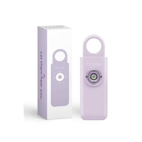 Llavero con alarma de seguridad personal con capucha, 130 dB, defensa personal