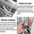 thumbnail image 2 of WVARK 4 Pcs Silver Metallic Foil Curtains 3.28ft x 6.56ft Shine Fringe Tinsel Backdrop for Photo Booth, Wedding, Christmas, New Year, Baby Shower, 2 of 13