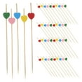 thumbnail image 5 of Hytrove 100Pcs Bamboo Skewers for Appetizers with Elegant Design for Hotels, 5 of 8