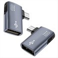 thumbnail image 3 of Adaptador OTG de 2 Piezas para Adaptador Micro-USB A USB OTG de Ángulo Izquierdo/Derecho de 90 Grados para Tableta de Teléfono Android, 3 of 10