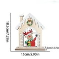 thumbnail image 3 of LSLJS Christmas Wooden House Decorations for Desktop Table Party Festive Decoration, 3 of 6