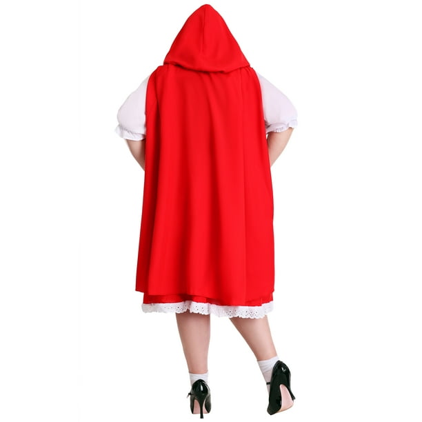 Plus size shop red hooded cloak