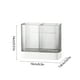 thumbnail image 3 of Soporte de Pared para Utensilios de Cocina | Estante de Plástico para Cubiertos con Bandeja de Drenaje | Organizador para Cucharas, Cuchillos y Palillos | Blanco/Café/Verde, 3 of 6