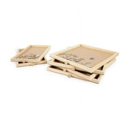 Wooden Jigsaw Puzzle Table | Puzzle Storage System | 35 x 2 x 28 Inches