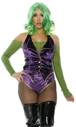 Sexy Forplay Jokes On You Purple Velvet Bodysuit Joker Villain Costume Walmart Com Sexy Forplay Jokes On You Purple Velvet Bodysuit Joker Villain Costume Walmart Com