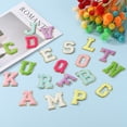 thumbnail image 4 of Uxcell 26 Pack Chenille Letter Patches, A-Z Alphabet Self Adhesive Chenille Patches Embroidered Patch Stickers for DIY Fabric Clothing Shoes Bags, Black, 4 of 6