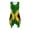 Jamaica Flag Theme, variant on HELLHERO Asymmetric Beach Long Dress, Geometric Animal Pattern Round Neck Summer Sleeveless Dress, Side Pockets Non-Fade Sleeveless Sundress for Shopping Dating