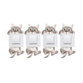 thumbnail image 1 of Pegatinas de interruptor extraíbles, 4 piezas de pegatinas de pared con dibujos de gatos bonitos, calcomanías decorativas para interruptores de luz, pegatinas artísticas de decoración familiar para, 1 of 7