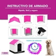 thumbnail image 3 of Casa Para Perro Q Perrón Raza Grande Color Rosa Con Puerta, 3 of 6